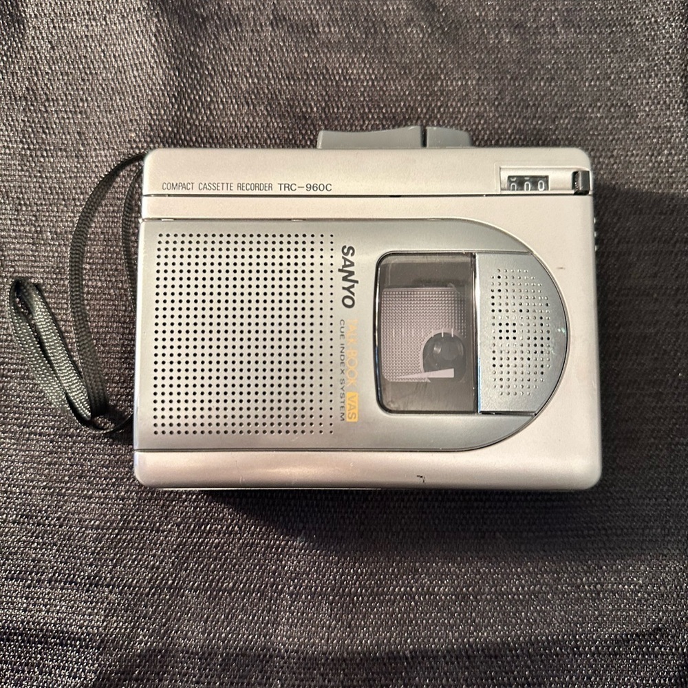 Sanyo TRC-960C Talk-Book Compact Cassette Recorder Fully Tested And Working - Picture 2 of 4